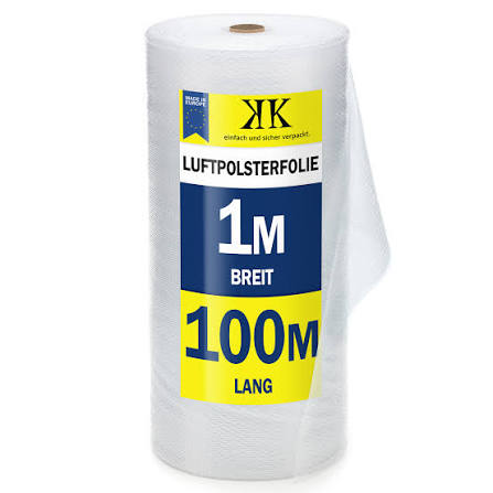 Luftpolsterfolie 1000 mm x 100 m, EM-Qualitat